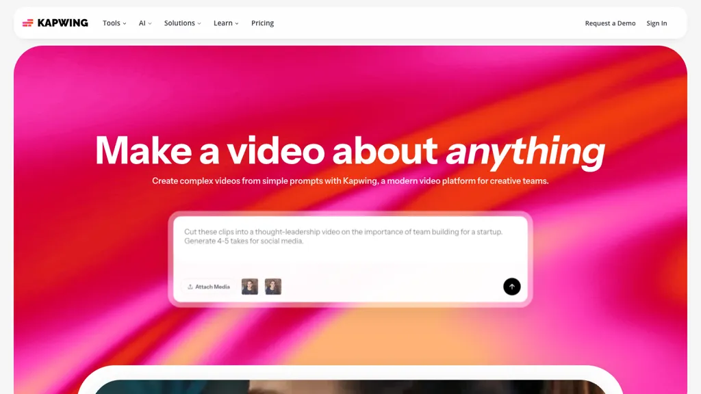 Kapwing screenshot