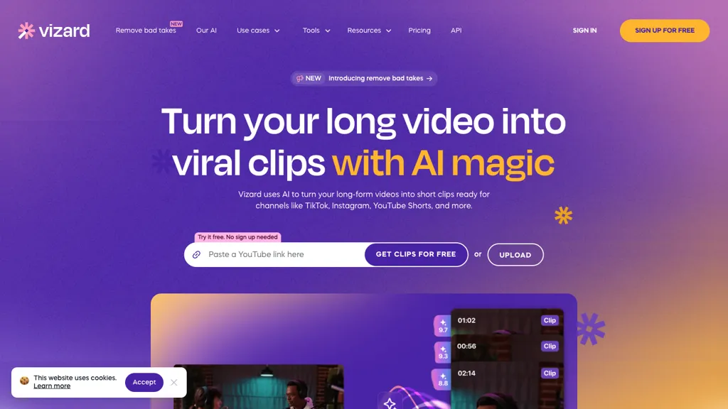 Vizard screenshot