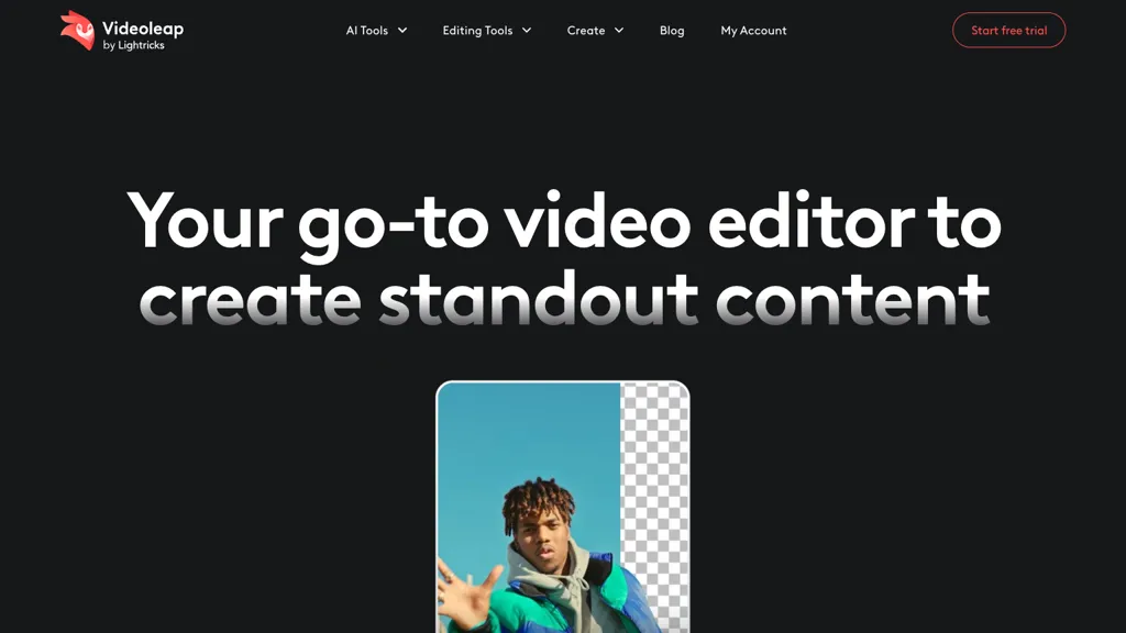Videoleap screenshot