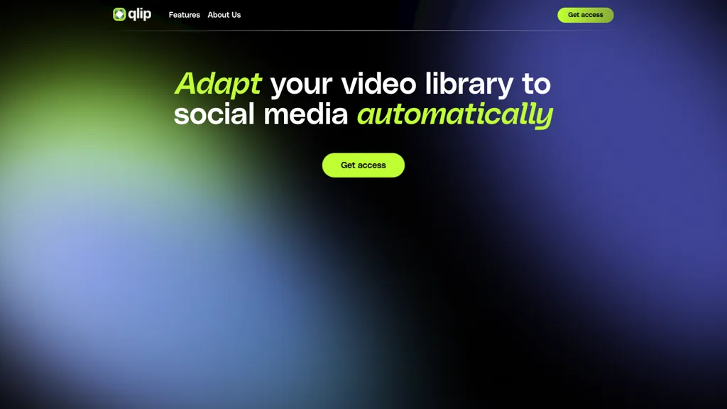 Qlip.ai screenshot