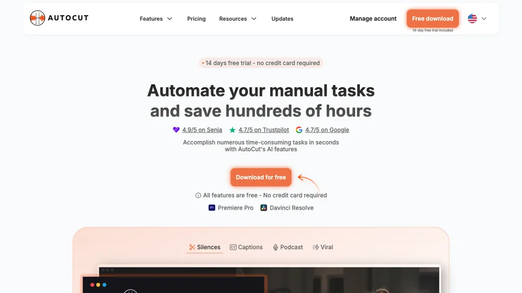 Autocut.com screenshot