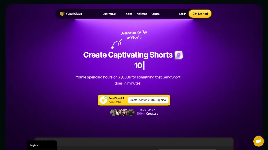 SendShort screenshot