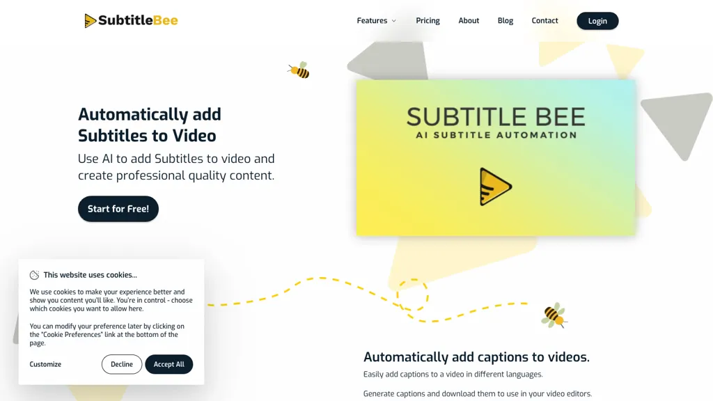 SubtitleBee screenshot