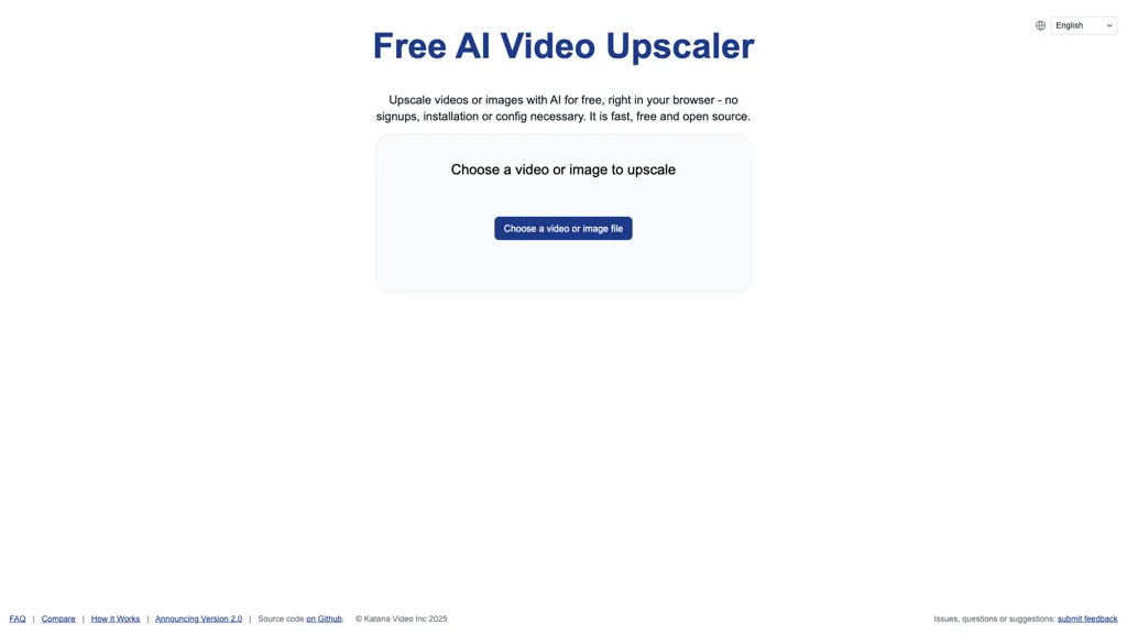 Free AI Video Upscaler screenshot