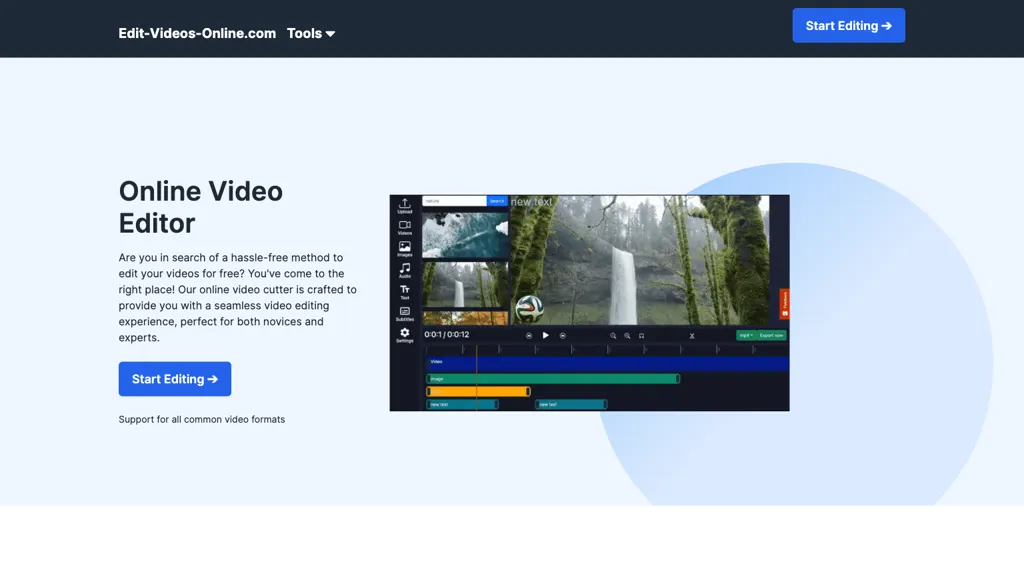 Edit Videos Online screenshot