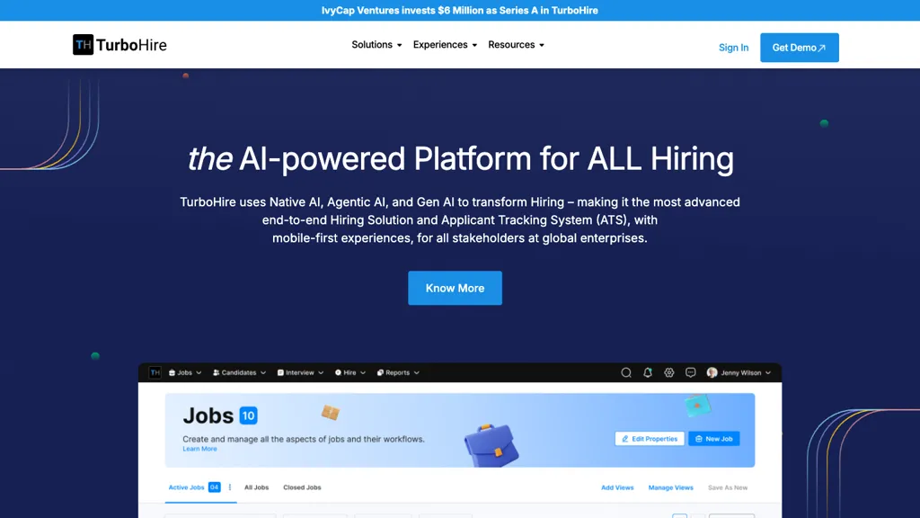 Turbohire screenshot