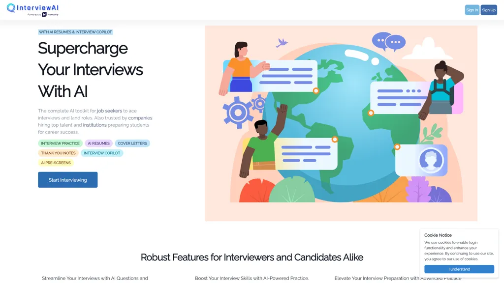 InterviewAI screenshot