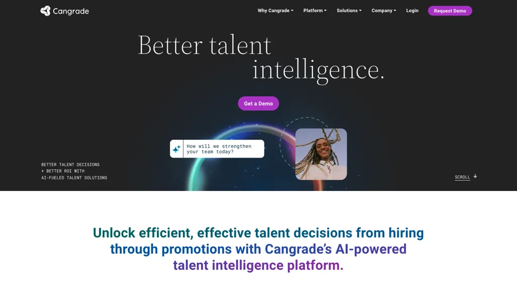 Cangrade.com screenshot