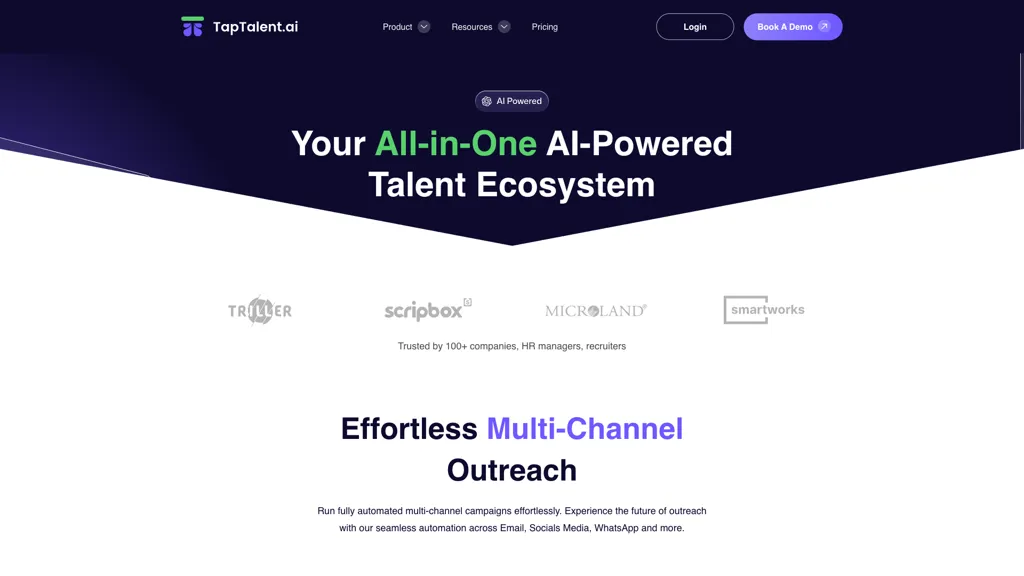 TapTalent screenshot