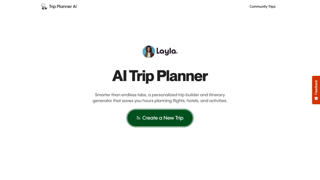 Tripplanner.ai screenshot