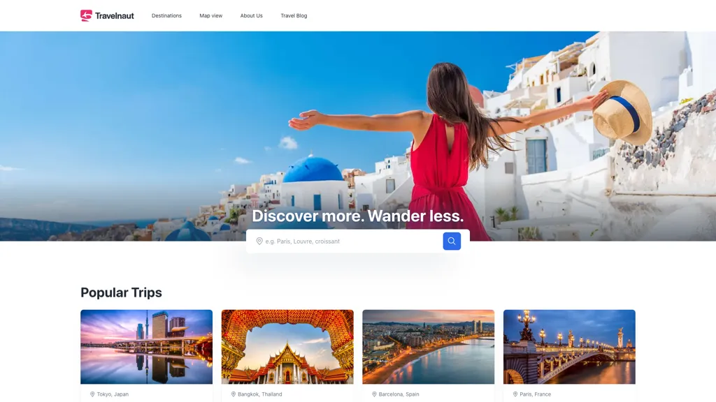 Travelnaut screenshot