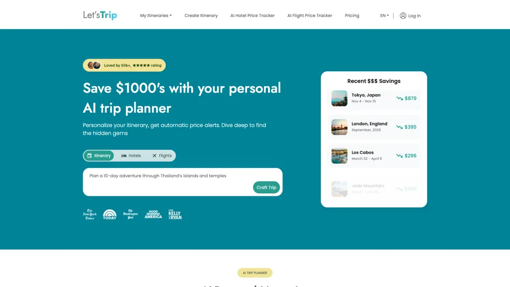 Let's Trip AI screenshot