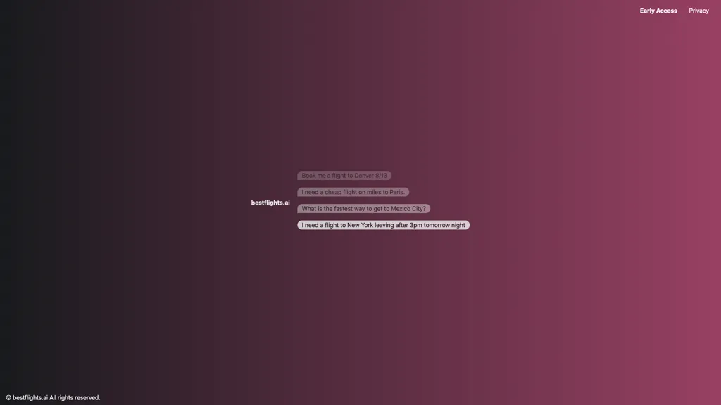 Bestflights screenshot