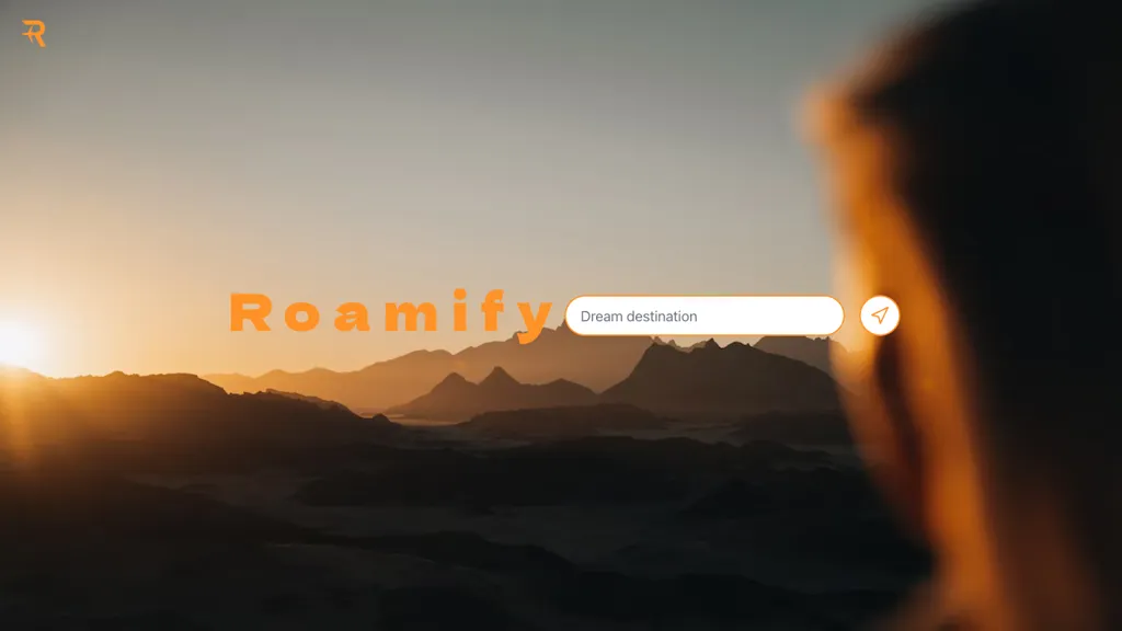 Roamify screenshot
