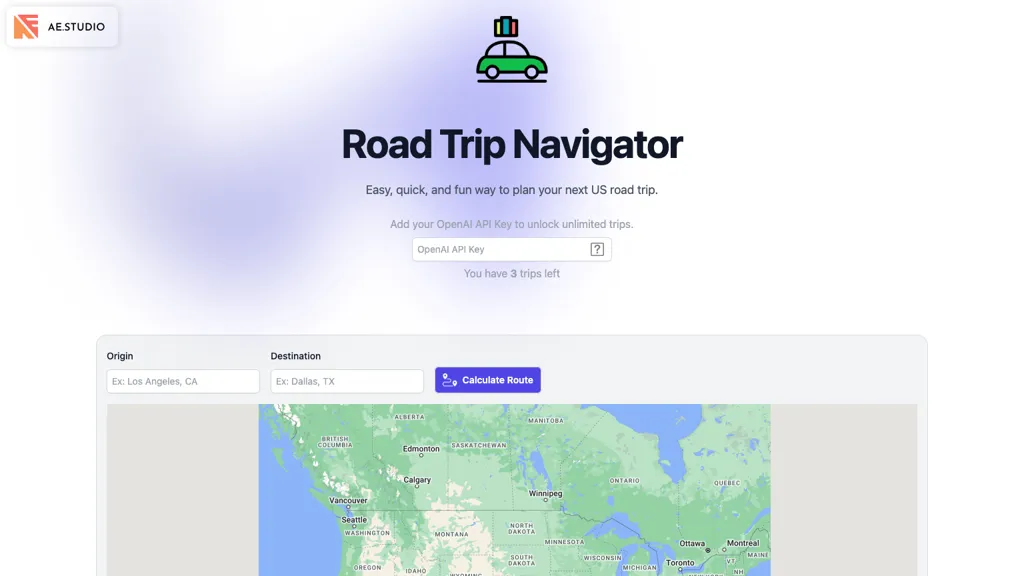 Road Trip Navigator screenshot