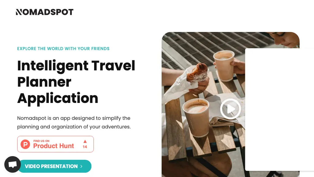 Nomadspot screenshot