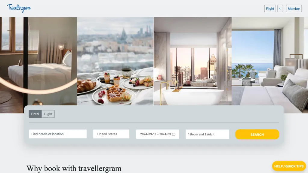 Travellergram screenshot