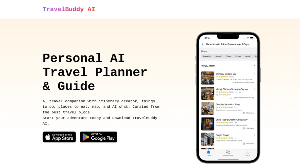 Travel Buddy AI screenshot