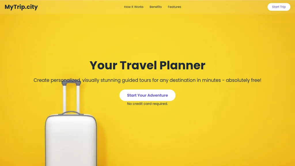 MyTrip.city screenshot