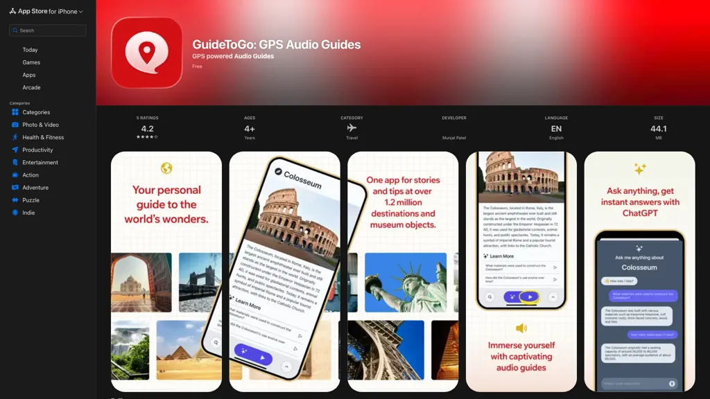 GuideToGo screenshot
