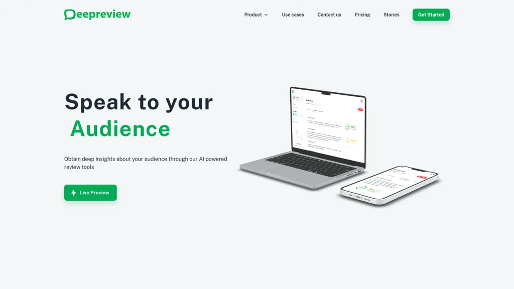 DeepReview screenshot