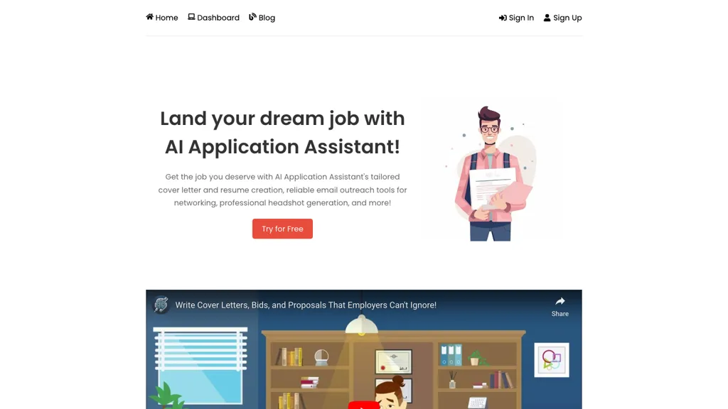 AI Application Assistant screenshot