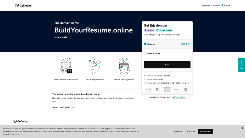Build Your Resume screenshot