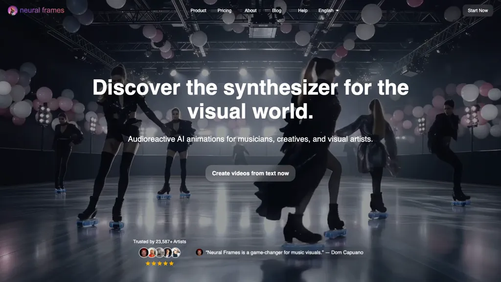 Neuralframes screenshot