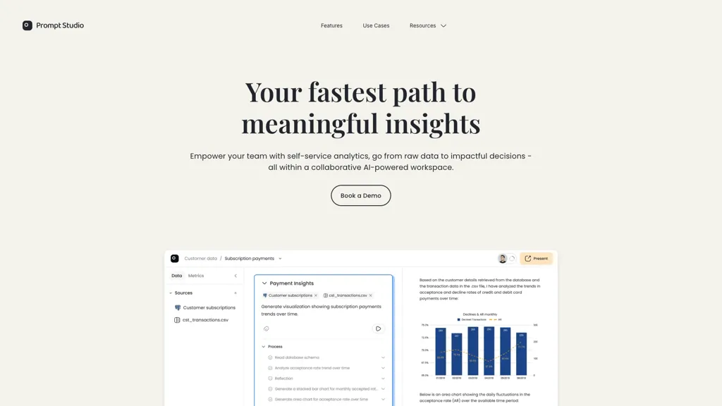 Prompt Studio screenshot