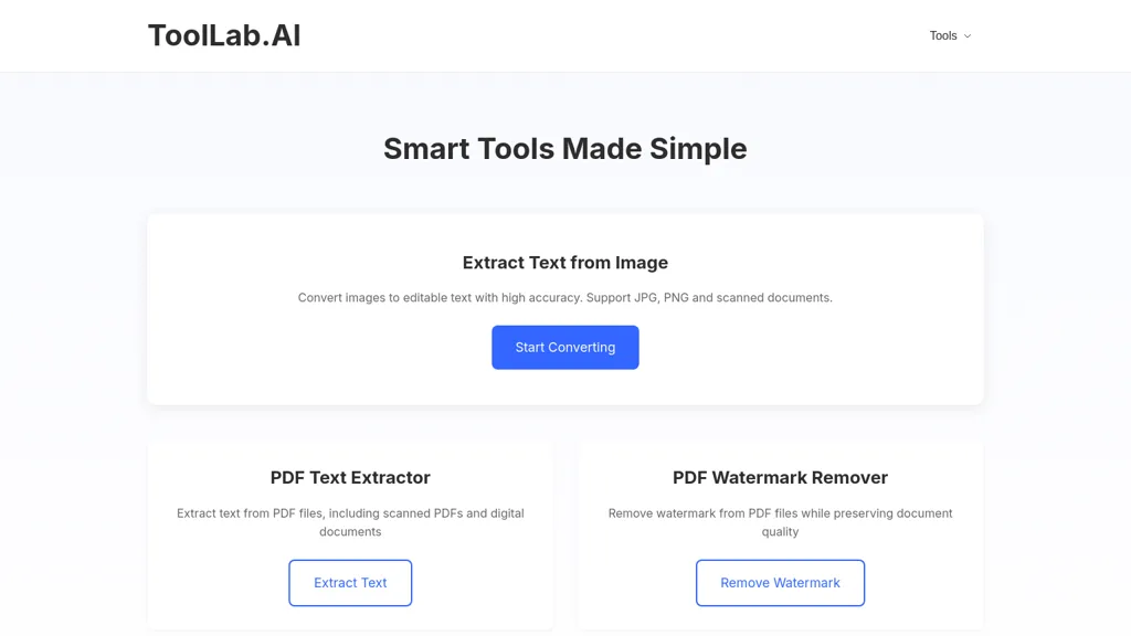 ToolLab.AI screenshot