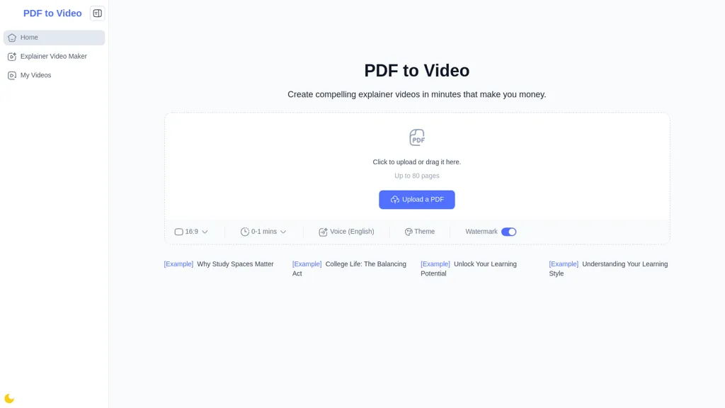 PDF to Video screenshot