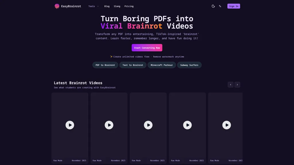 EasyBrainrot screenshot
