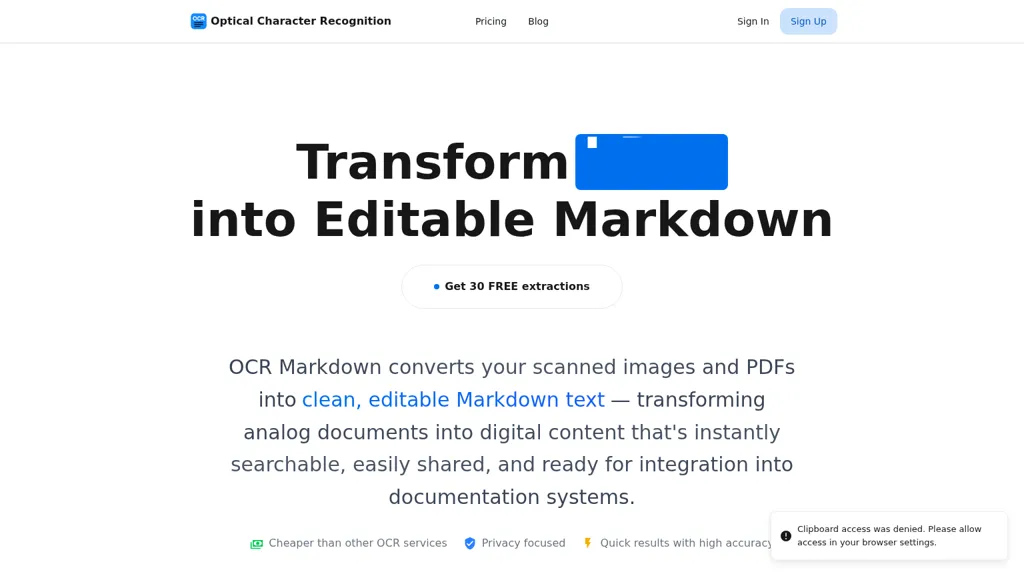 OCRMD screenshot