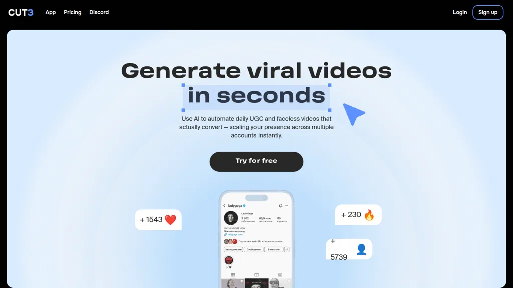 CUT3 screenshot