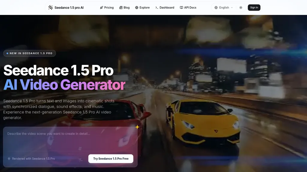 Seedance 1.5 Pro- screenshot