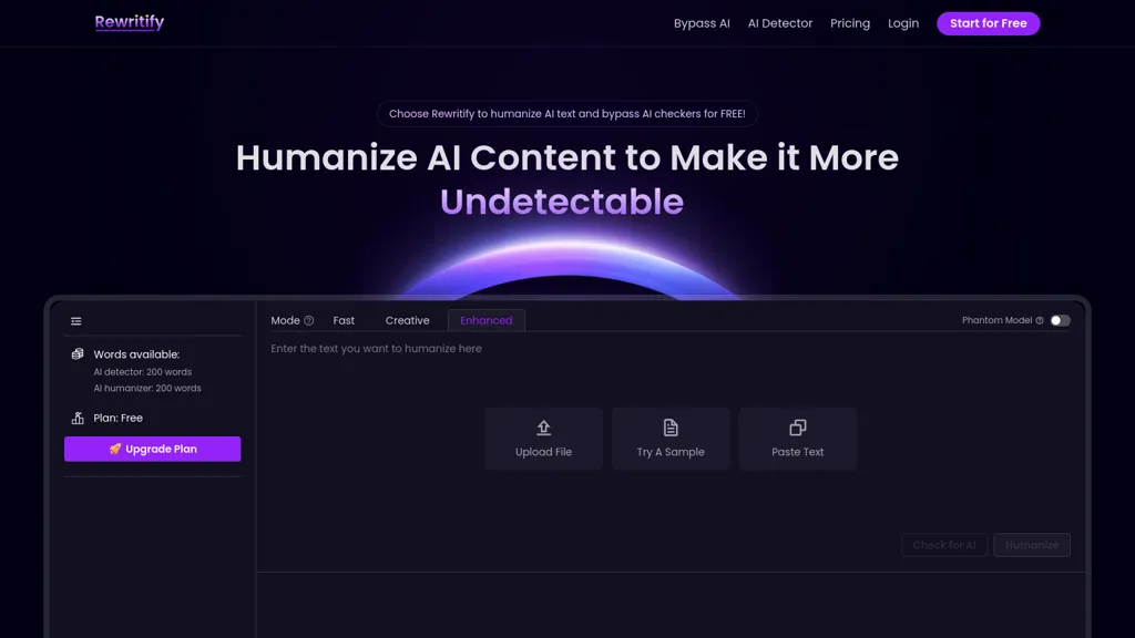 Rewritify screenshot