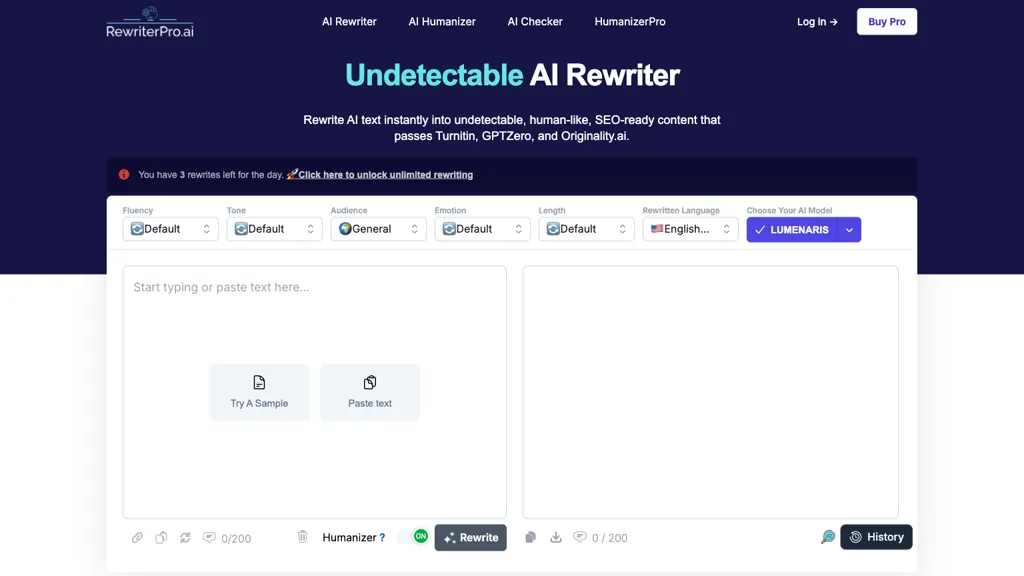 RewriterPro.ai screenshot