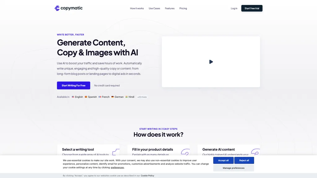 Copymatic screenshot