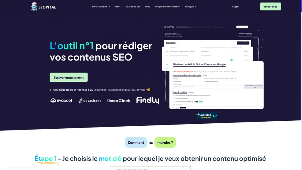 SEOpital screenshot