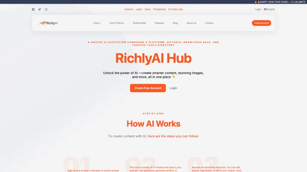 RichlyAI screenshot
