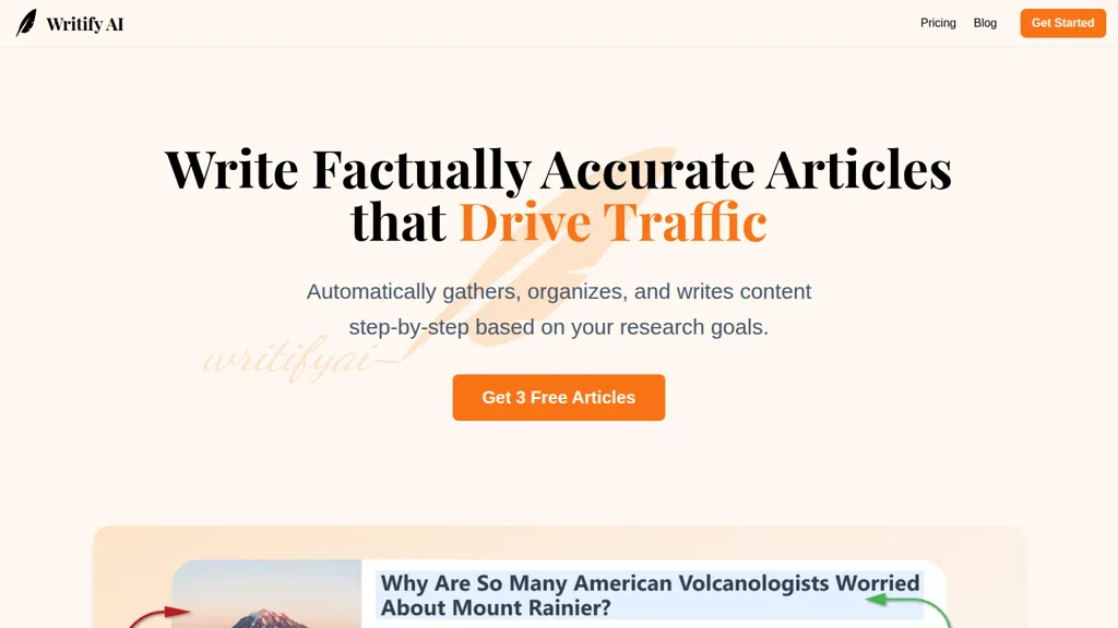 Writify.ai screenshot