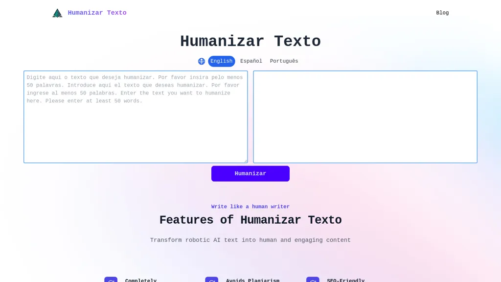 Humanizar Texto screenshot
