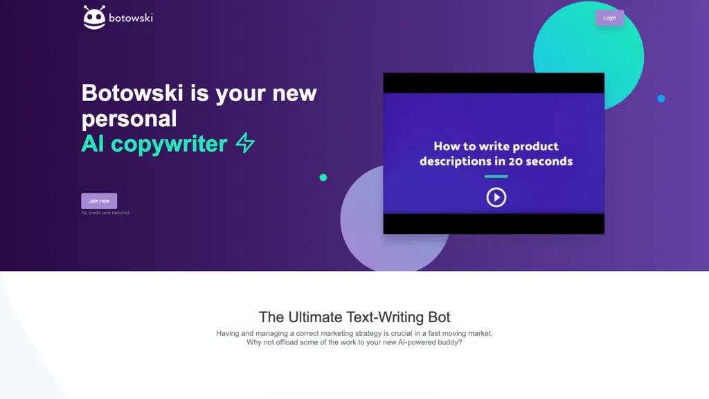 Botowski screenshot
