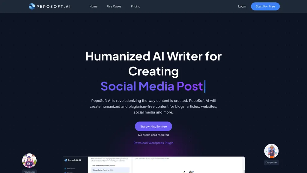 PepoSoft AI screenshot