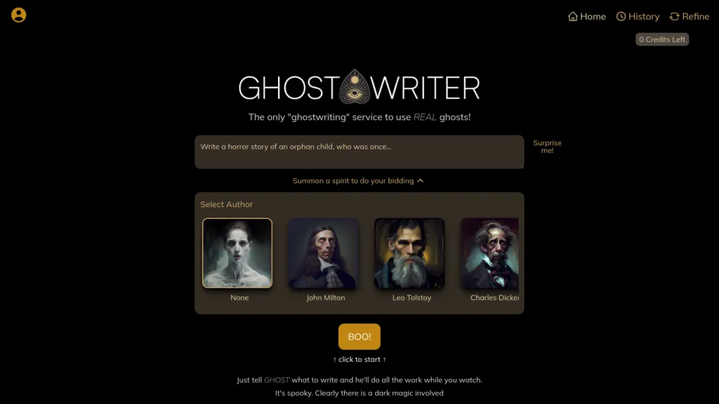 AIGhostwriter screenshot