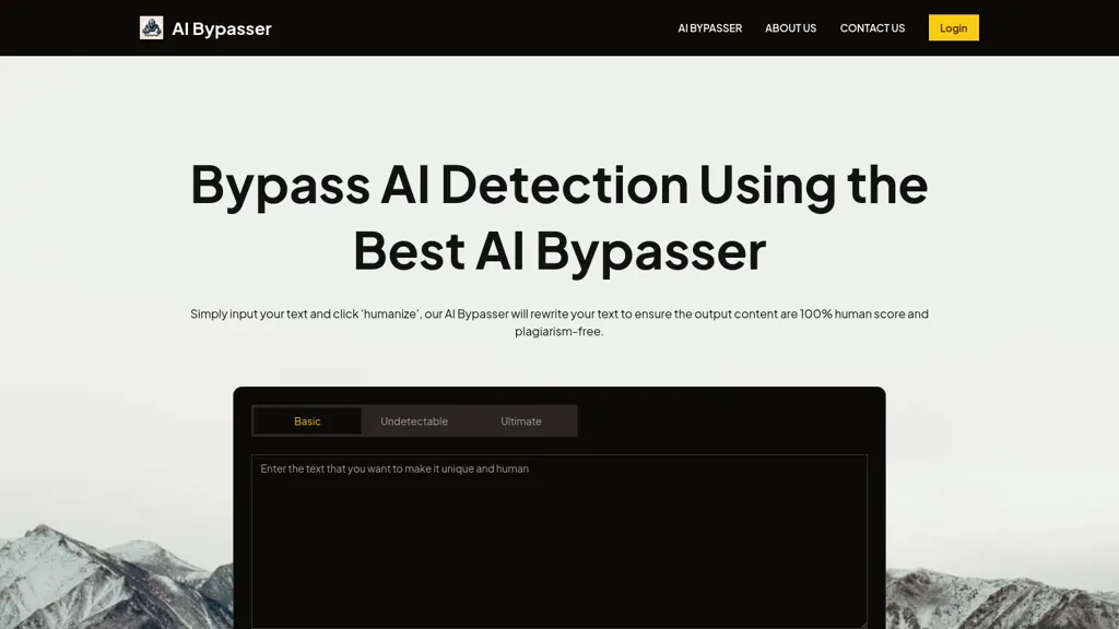 AI Bypasser AI screenshot
