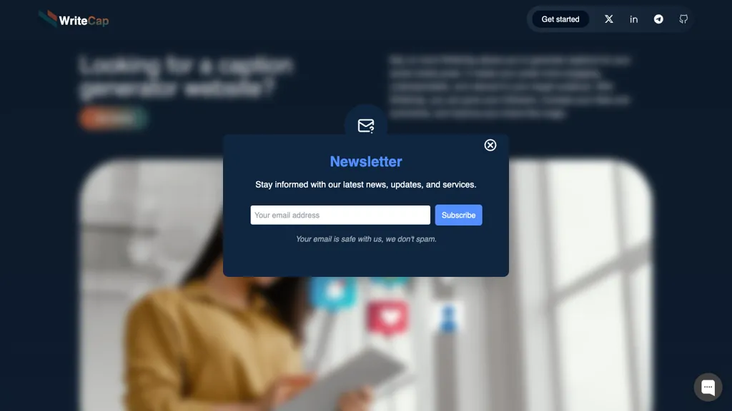 WriteCap screenshot