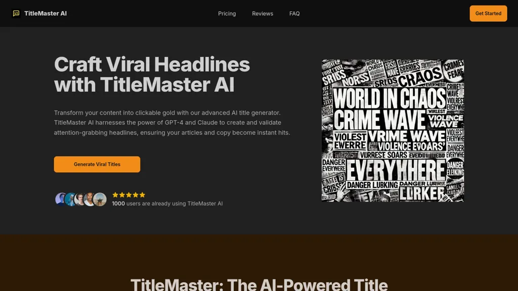 TitleMaster AI screenshot