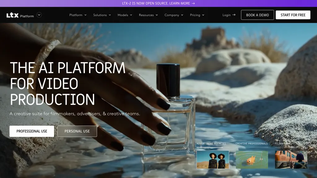 LTX Studio screenshot