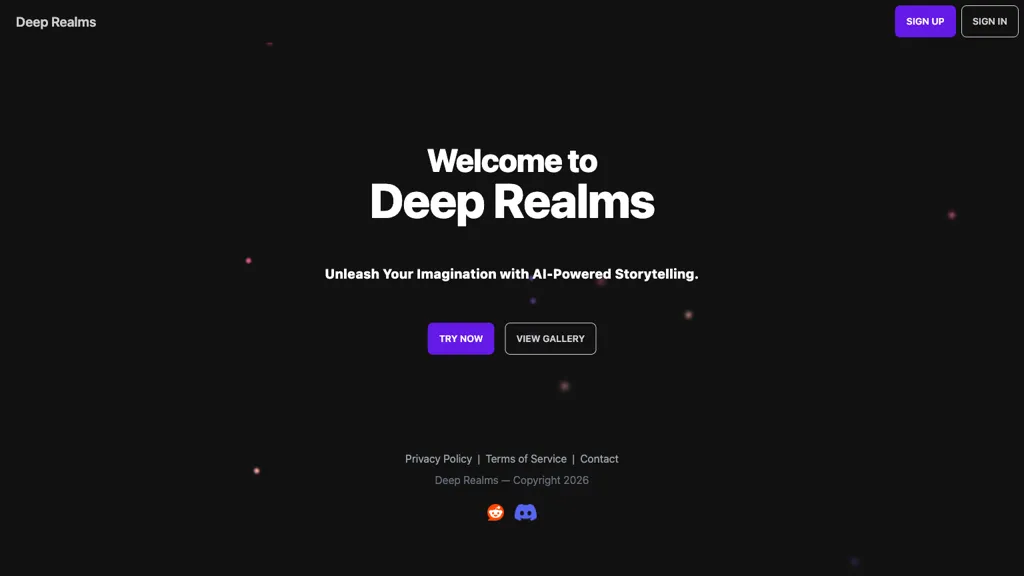 Deep Realms screenshot